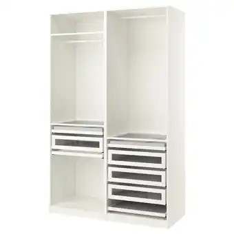 IKEA Pax kledingkastcombinatie, wit, 150x58x236 cm aanbieding