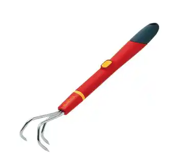 Welkoop Wolf-garten multi-star krabber plus steeltje la-m - systeemgereedschap - rood - kunststof - 15 cm - kunststof aanbieding