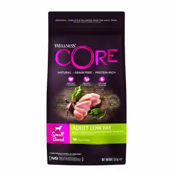 Welkoop Wellness core adult low fat small-breed - hondenvoer - kip 1,5 kg aanbieding