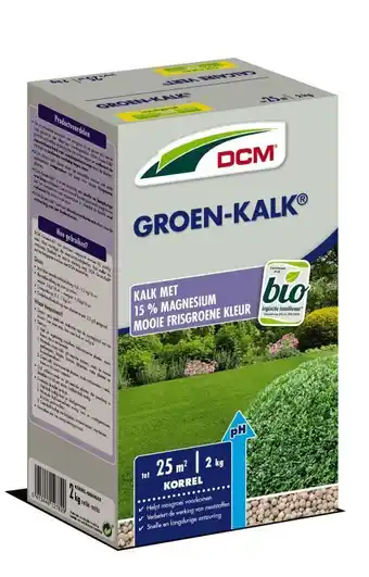 Welkoop Dcm groen-kalk - gazonkalk - 2 kg aanbieding