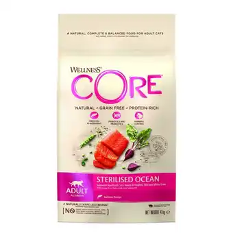 Welkoop Wellness core sterilised ocean adult - kattenvoer - zalm aanbieding