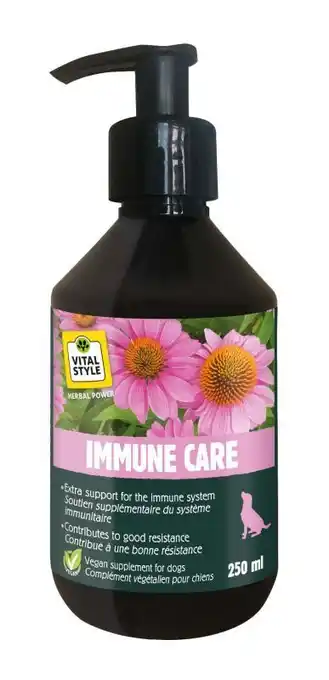 Welkoop Vitalstyle immune care - honden voedingssupplement aanbieding