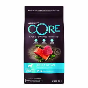 Welkoop Wellness core adult ocean medium-large- breed - hondenvoer - zalm 1,8 kg aanbieding