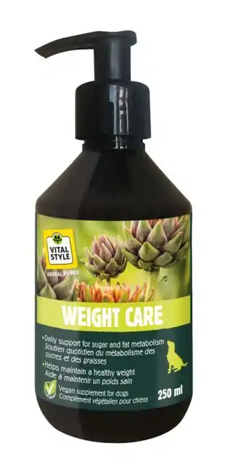 Welkoop Vitalstyle weight care - honden voedingssupplement aanbieding