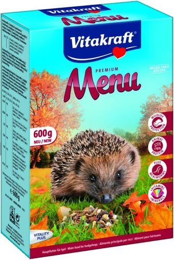 Welkoop Vitakraft menu - egelvoer - 600 gram aanbieding