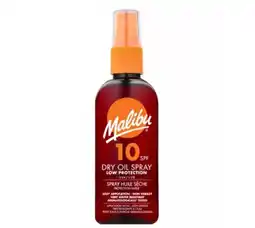 Voordeeldrogisterij Malibu dry oil spray spf 10 - 100 ml aanbieding