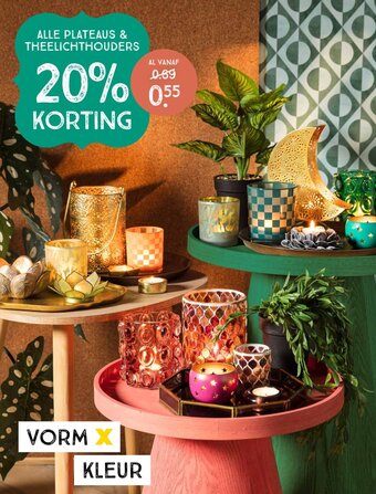 Xenos PLATEAUS & THEELICHTHOUDERS aanbieding