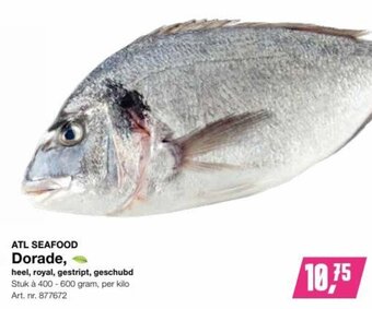 Bidfood ATL SEAFOOD Dorade, 400- 600g aanbieding