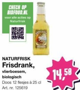 Bidfood NATURFRISK Frisdrank aanbieding