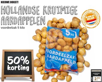 De Boerenschuur HOLLANDSE KRUIMIGE AARDAPPELEN 5 kilo aanbieding