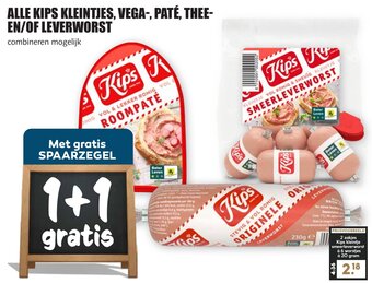 De Boerenschuur ALLE KIPS KLEINTJES, VEGA-, PATÉ, THEE-EN/OF LEVERWORST aanbieding