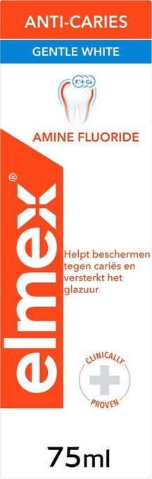 Bol.com Elmex anti-cariës whitening tandpasta 3 x 75ml - voordeelverpakking aanbieding