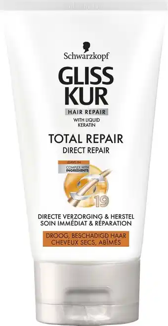 Bol.com Gliss kur direct repair total repair 19 aanbieding