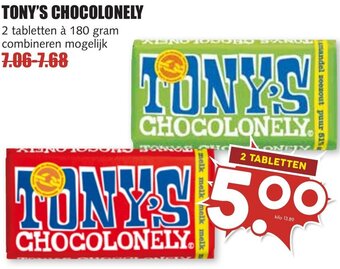 De Boerenschuur TONY'S CHOCOLONELY aanbieding