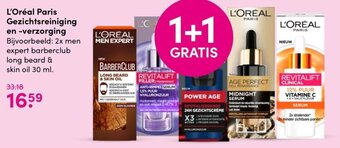 Drogisterij Visser L'Oréal Paris Gezichtsreiniging en -verzorging aanbieding