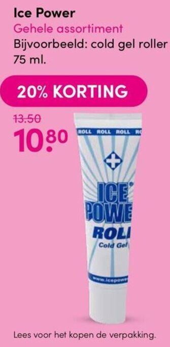 Drogisterij Visser Ice Power aanbieding