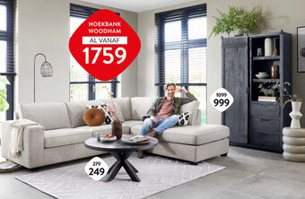 Xooon HOEKBANK WOODHAM aanbieding