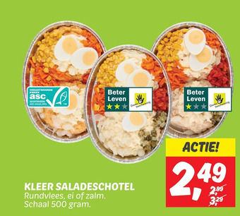 Dekamarkt Kleer saladeschotel aanbieding