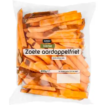 Jumbo Jumbo verse zoete aardappelfriet 400g aanbieding