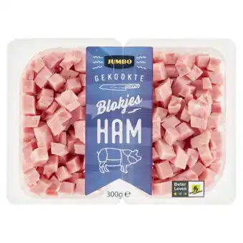 Jumbo Jumbo gekookte blokjes ham 300g aanbieding