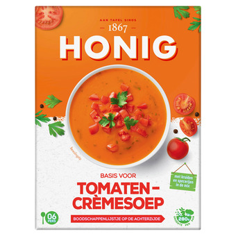 Jumbo Honig maaltijdmix voor tomaten crèmesoep 112g aanbieding