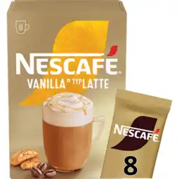 Jumbo Nescafé gold vanilla latte oploskoffie - 6 x 8 zakjes aanbieding