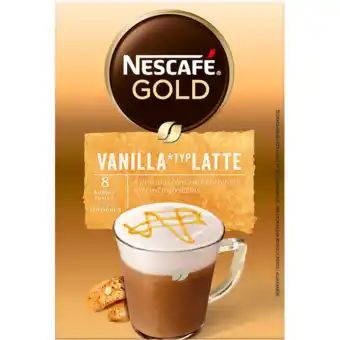 Jumbo Nescafé gold vanilla latte oploskoffie - 6 x 8 zakjes aanbieding