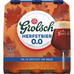 Jumbo Grolsch - herfstbier 0.0% - fles - 6 x 300ml aanbieding