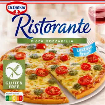 Jumbo Dr. oetker ristorante pizza mozzarella glutenvrij 370g aanbieding