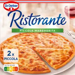 Jumbo Dr. oetker ristorante pizza piccola margherita 2-pack 270g aanbieding