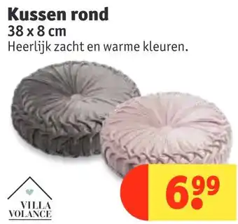 Kruidvat Kussen rond 38x8 cm aanbieding