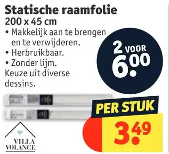 Kruidvat Statische raamfolie 200x45 cm aanbieding