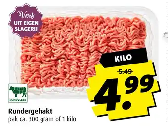 Boni Rundergehakt 1 kilo aanbieding