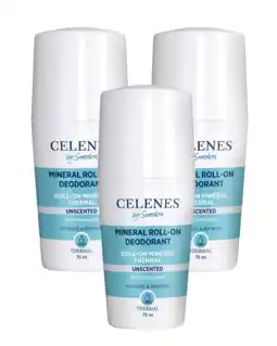 De Online Drogist Celenes by sweden thermal geurloze minerale roll-on deodorant multiverpakking 3x75ml aanbieding