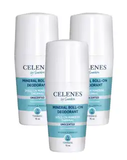 De Online Drogist Celenes by sweden thermal geurloze minerale roll-on deodorant multiverpakking 3x75ml aanbieding