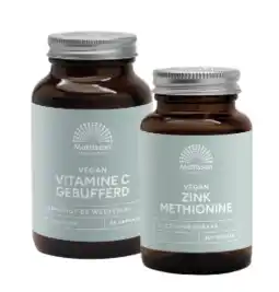 De Online Drogist Mattisson healthstyle - vitamine-c gebufferd capsules en zink methionine capsules - 2 stuks aanbieding
