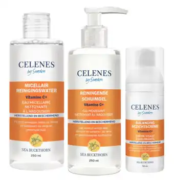 De Online Drogist Celenes by sweden sea buckthorn gezichtsverzorgingsset - 3 stuks aanbieding