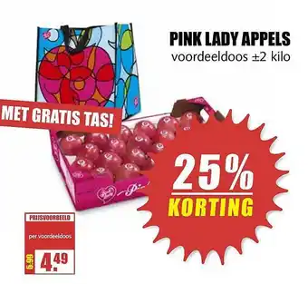 MCD Supermarkt Pink Lady Apples 2kilo aanbieding