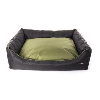Decathlon Hondenmand domino waterproof zwart/kaki aanbieding