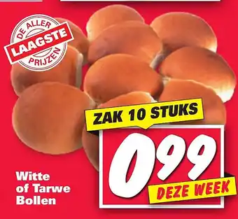 Nettorama Witte of Tarwe Bollen aanbieding