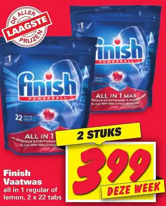 Nettorama Finish Vaatwas aanbieding