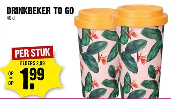 Dirck 3 DRINKBEKER TO GO 40 cl aanbieding