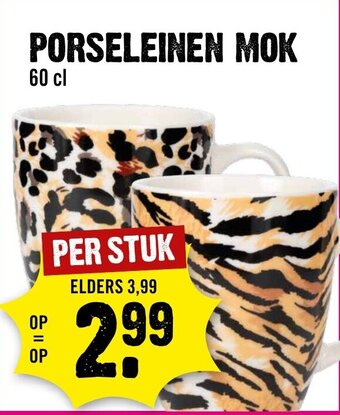 Dirck 3 PORSELEINEN MOK 60 cl aanbieding