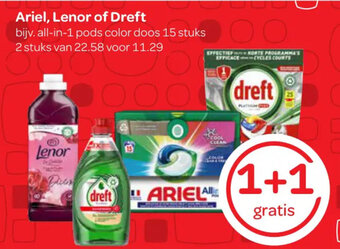 Spar Ariel, Lenor of Dreft aanbieding