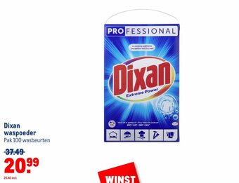 Makro Dixan waspoeder Pak 100 wasbeurten aanbieding