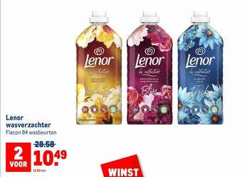 Makro Lenor wasverzachter Flacon 84 wasbeurten aanbieding