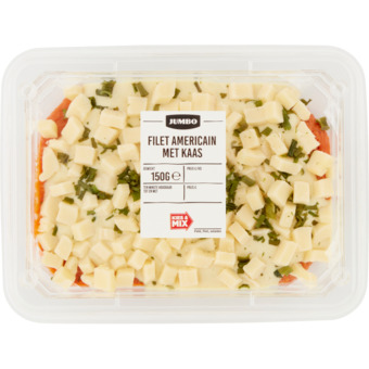Jumbo Jumbo filet americain met kaas 150g aanbieding