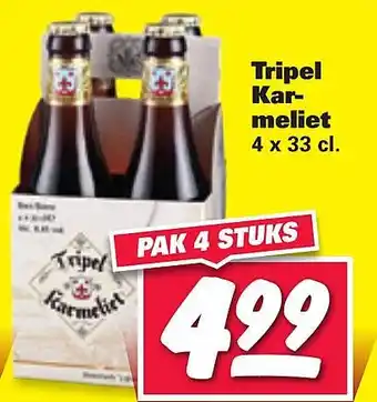 Nettorama Tripel Karmeliet 4x33 cl aanbieding