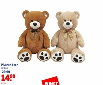 Makro Pluchen beer 100 cm aanbieding