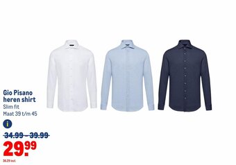 Makro Gio Pisano heren shirt aanbieding